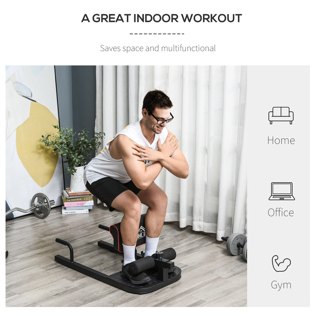 3-in-1 home gym machine shown in a compact indoor workout setting
